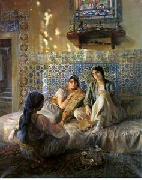 Arab or Arabic people and life. Orientalism oil paintings  224, unknow artist